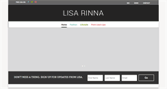 Desktop Screenshot of lisarinna.com